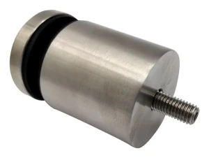 Uchwyt punktowy do szkła 8-17,52mm fi 50/50/M10x90 AISI304 system płaski satyna