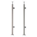 Słupek końcowy prawy/lewy fi 42,4x1060mm AISI304 2 uchwyty do szkła podłogowy 000-558 (1)