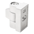 Zawias 180° do uchwytu do szkła 45 x 45 x 26 mm AISI304, satyna 000-567 (2)
