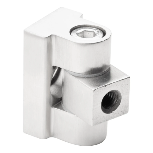 Zawias 180° do uchwytu do szkła 45 x 45 x 26 mm system płaski AISI304, satyna 000-568 (1)