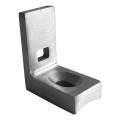 Wspornik do szkła 40x35x20 mm AISI304 system 42,4 satyna 000-586 (3)